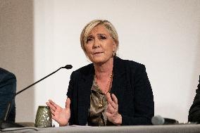 Marine Le Pen Immigration Referendum - Paris