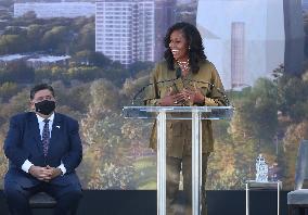 Official Groundbreaking Of The Obama Presidential Center - Chicago