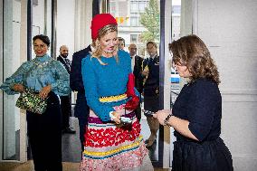 Queen Maxima Attends Attends The Kwadraat Foundation Jubilee - Amsterdam