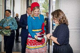 Queen Maxima Attends Attends The Kwadraat Foundation Jubilee - Amsterdam