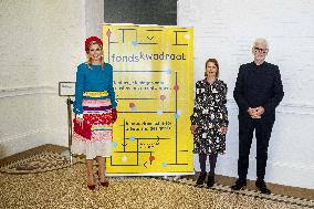 Queen Maxima Attends Attends The Kwadraat Foundation Jubilee - Amsterdam