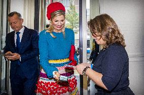 Queen Maxima Attends Attends The Kwadraat Foundation Jubilee - Amsterdam