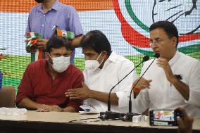 All India Congress Committee Party Press Conference - News Delhi