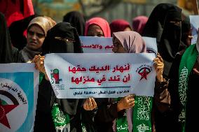 Women In Solidarity With The Prisoner Anhar Al-Deek - Gaza