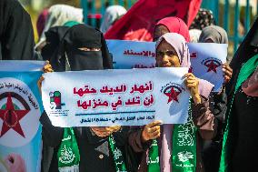 Women In Solidarity With The Prisoner Anhar Al-Deek - Gaza