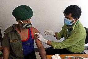 Second dose of moderna vaccination in Dhaka