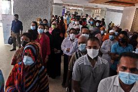 Second dose of moderna vaccination in Dhaka