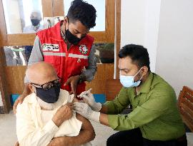 Second dose of moderna vaccination in Dhaka