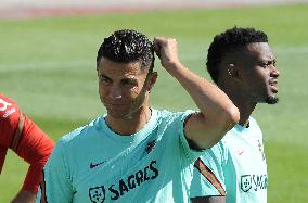 Cristiano Ronaldo Training With National Squad - Portugal