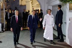 Macron And Draghi Have Dinner - Marseille