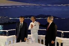 Macron And Draghi Have Dinner - Marseille