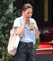 Katie Holmes out in New York