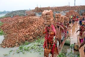 Around 400,000 Migrants Arrive Every Year To Work At Brickfields - Dhaka