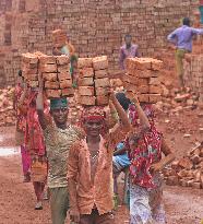 Around 400,000 Migrants Arrive Every Year To Work At Brickfields - Dhaka
