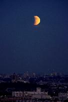 Partial lunar eclipse