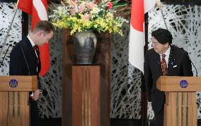 Japanese, Danish foreign ministers meet