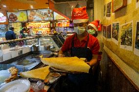 Christmas Preparation in Kathmandu