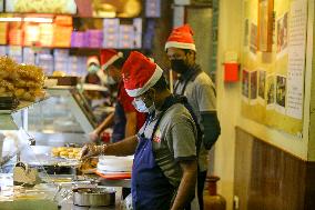 Christmas Preparation in Kathmandu