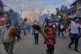 Final Day of Chariot Festival in Nepal