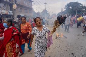 Final Day of Chariot Festival in Nepal