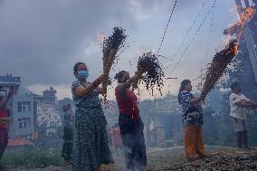 Final Day of Chariot Festival in Nepal