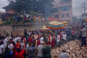 Final Day of Chariot Festival in Nepal