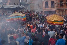 Final Day of Chariot Festival in Nepal