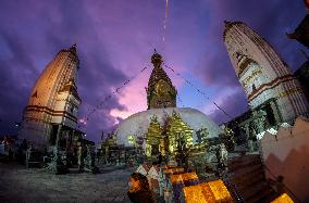 Swayambhunath Stupa or Monkey Temple