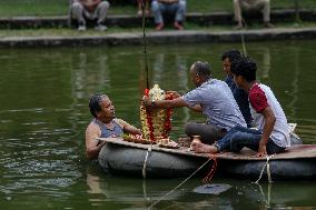 Naag Panchami festival or Snake worship festival being observed