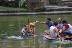 Naag Panchami festival or Snake worship festival being observed