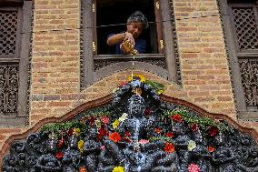 Naag Panchami festival or Snake worship festival being observed