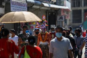 Gai Jatra Cow Festival in Kathmandu, Nepal