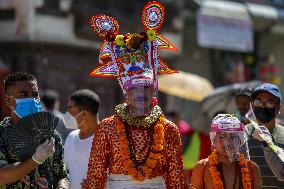 Gai Jatra Cow Festival in Kathmandu, Nepal