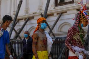 Gai Jatra Cow Festival in Kathmandu, Nepal