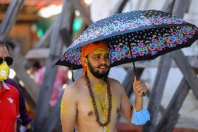 Gai Jatra Cow Festival in Kathmandu, Nepal