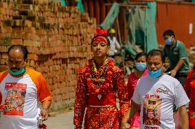 Indra Jatra Festvial amid pandemic restriction in Kathmandu