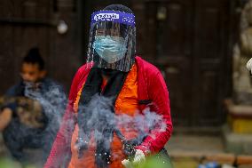 Indra Jatra Festvial amid pandemic restriction in Kathmandu