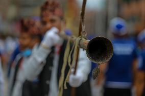 Chariot festival of Rato Machindranath is celebrated in Nepal.