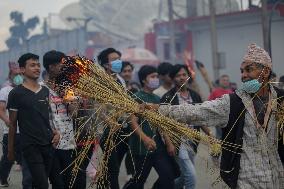 Final Day of Chariot Festival in Nepal