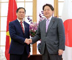 Japanese, Vietnamese foreign ministers meet
