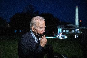 President Biden Returns To The White House - Washington