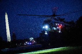 President Biden Returns To The White House - Washington