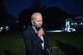 President Biden Returns To The White House - Washington