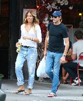 Kelly Bensimon with Nick Stefanov in New York