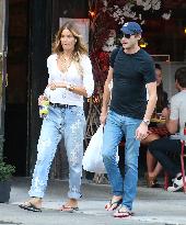 Kelly Bensimon with Nick Stefanov in New York