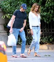 Kelly Bensimon with Nick Stefanov in New York