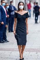 Queen Letizia Arrives At Retina Eco Awards - Madrid