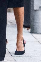 Queen Letizia Arrives At Retina Eco Awards - Madrid