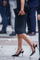 Queen Letizia Arrives At Retina Eco Awards - Madrid