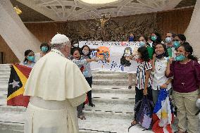 Pope Francis Weekly General Audience - Vatican